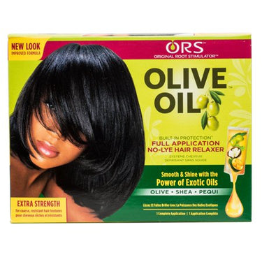 ORS Olive Oil No-Lye Hair Relaxer – Extra Strength, 1 Application - ANNS BEAUTY SUPPLY